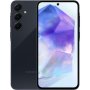 Samsung Galaxy , A55 , Awesome Navy , 6.6 , Super AMOLED , 1080 x 2340 pixels , Exynos , 1480 (4 nm) , Internal RAM 8 GB , 256 GB , microSDXC (uses shared SIM slot) , Dual SIM , Nano-SIM, eSIM , 3G , 4G , 5G , Main camera resolution 50+12+5 MP , Secondary