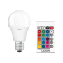 Osram , LED Star+ Classic A RGBW FR 60 dimmable 9W/827 E27 bulb with Remote Control , 9 W , RGBW