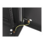 Lanberg , Rack cabinet 19 wall-mount 9U/600x450 for self-assembly with metal door (flat pack) , WF01-6409-00B , Black