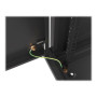 Lanberg , Rack cabinet 19 wall-mount 9U/600x450 for self-assembly with metal door (flat pack) , WF01-6409-00B , Black