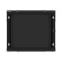 Lanberg , Rack cabinet 19 wall-mount 9U/600x450 for self-assembly with metal door (flat pack) , WF01-6409-00B , Black