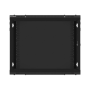 Lanberg Rack cabinet 19 wall-mount 9U/600x450 for self-assembly with metal door (flat pack), black , Lanberg