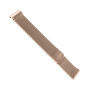 Fixed , Mesh Strap with Quick Release 20mm for Smartwatch , Rose gold