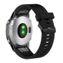 Fixed , Silicone Strap for Garmin QuickFit 20mm , Black