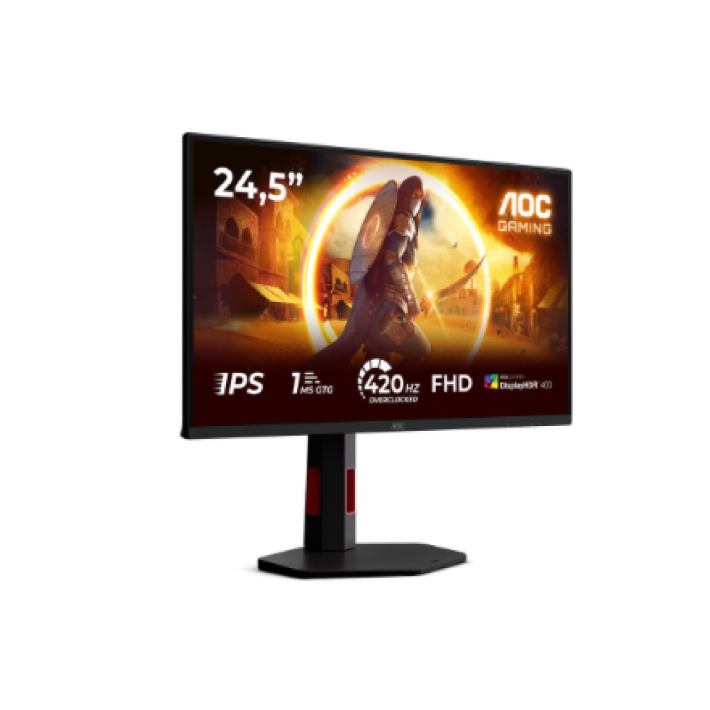 AOC , 25G4KUR , 25 , Fast IPS , FHD , 16:9 , 420 Hz , 1 ms , 1920 x 1080 pixels , 350 cd/m² , HDMI ports quantity 2 , Black