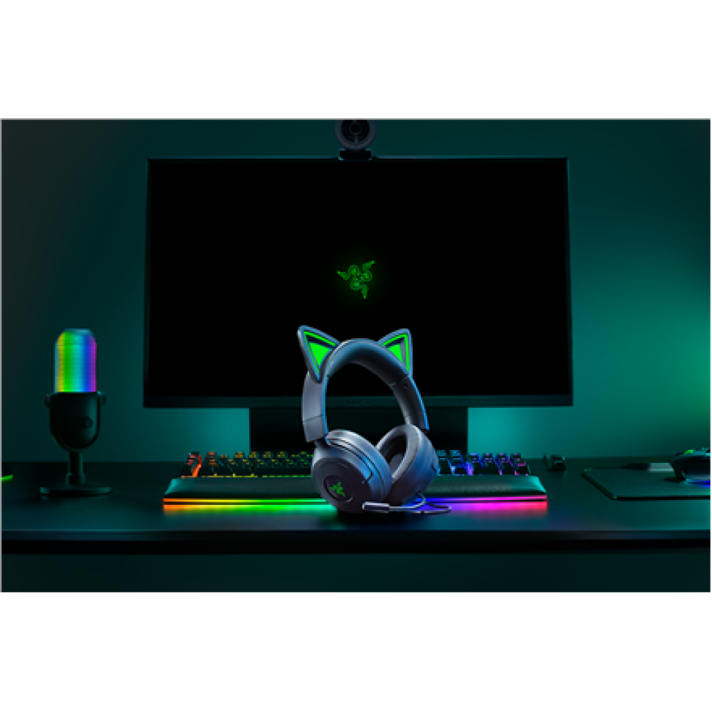 Razer Gaming Headset , Kraken Kitty V3 X , Wired , Over-Ear , Microphone , Black
