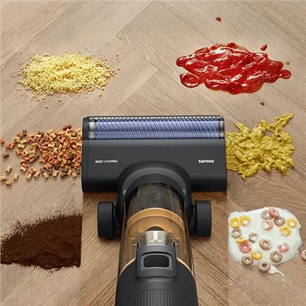 Philips Vacuum cleaner , XW7264/11 AquaTrio 7000 series , Cordless operating , Handstick , Washing function , 160 W , 21.6 V , Black