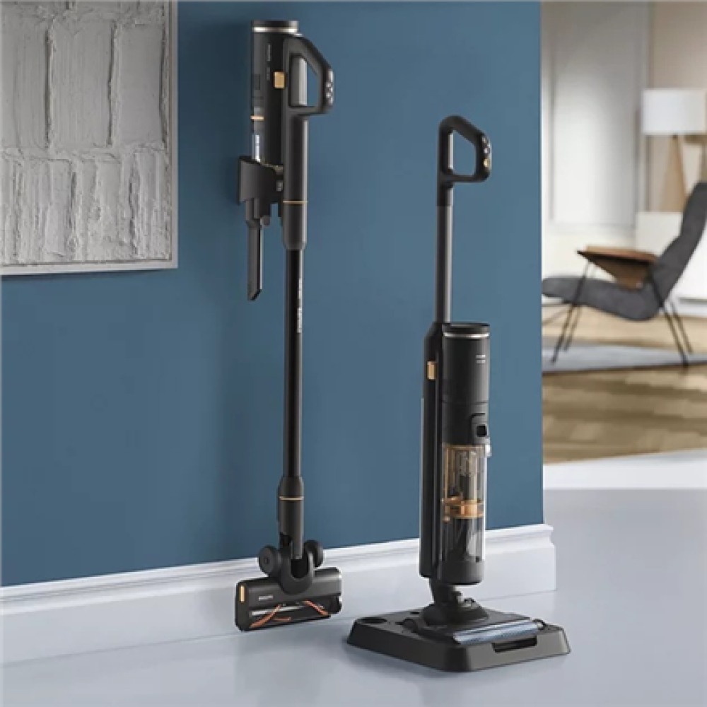 Philips Vacuum cleaner , XW7264/11 AquaTrio 7000 series , Cordless operating , Handstick , Washing function , 160 W , 21.6 V , Black