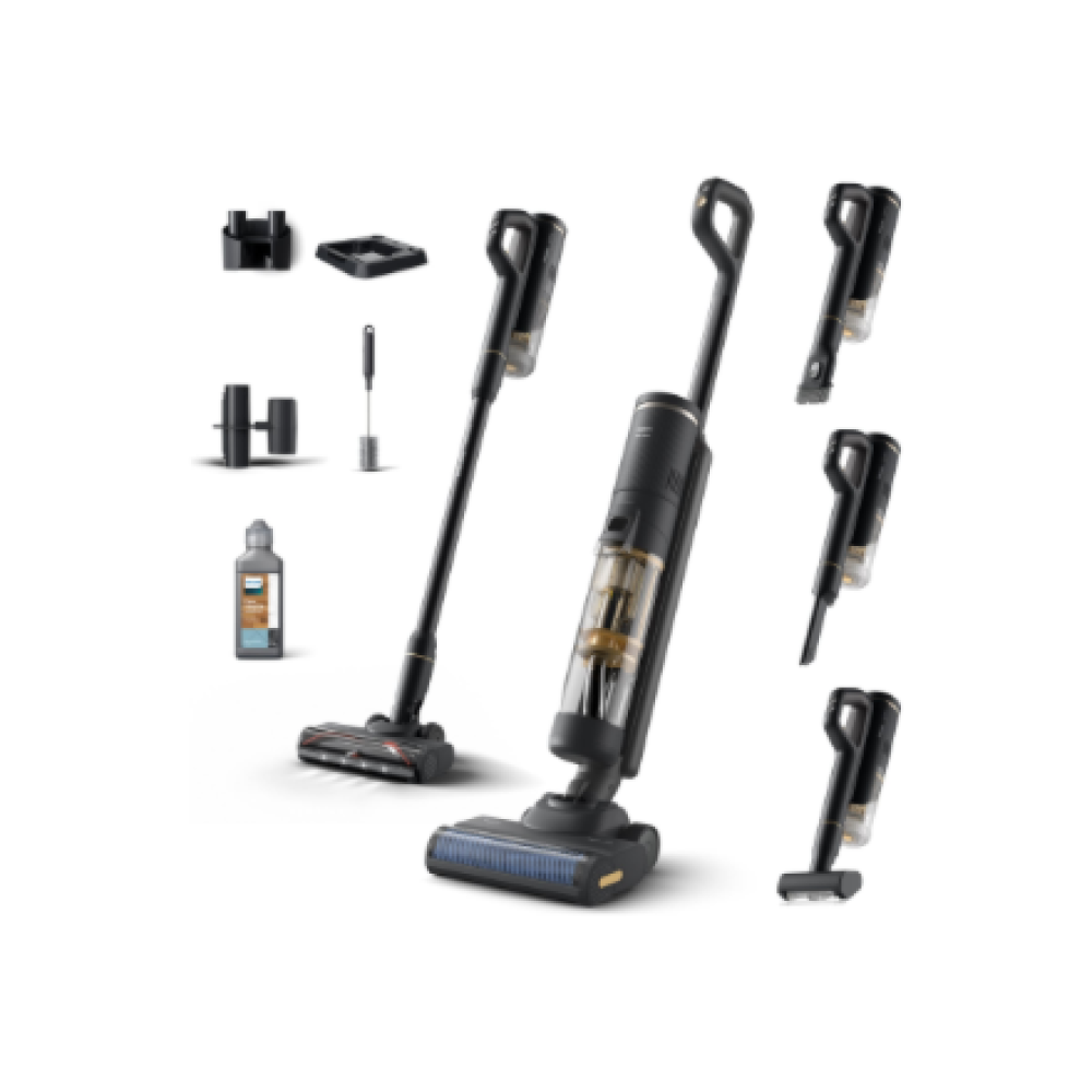 Philips Vacuum cleaner , XW7264/11 AquaTrio 7000 series , Cordless operating , Handstick , Washing function , 160 W , 21.6 V , Black