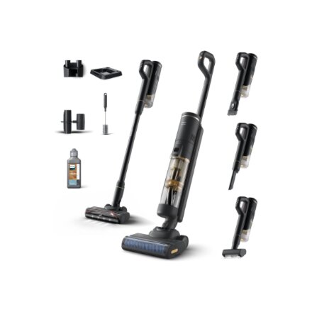 Philips Vacuum cleaner , XW7264/11 AquaTrio 7000 series , Cordless operating , Handstick , Washing function , 160 W , 21.6 V , Black
