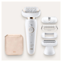 Braun Epilator , Silk-épil 9 Flex SES9006 , Number of power levels 2 , Wet & Dry , White