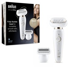 Braun Epilator , Silk-épil 9 Flex SES9006 , Number of power levels 2 , Wet & Dry , White