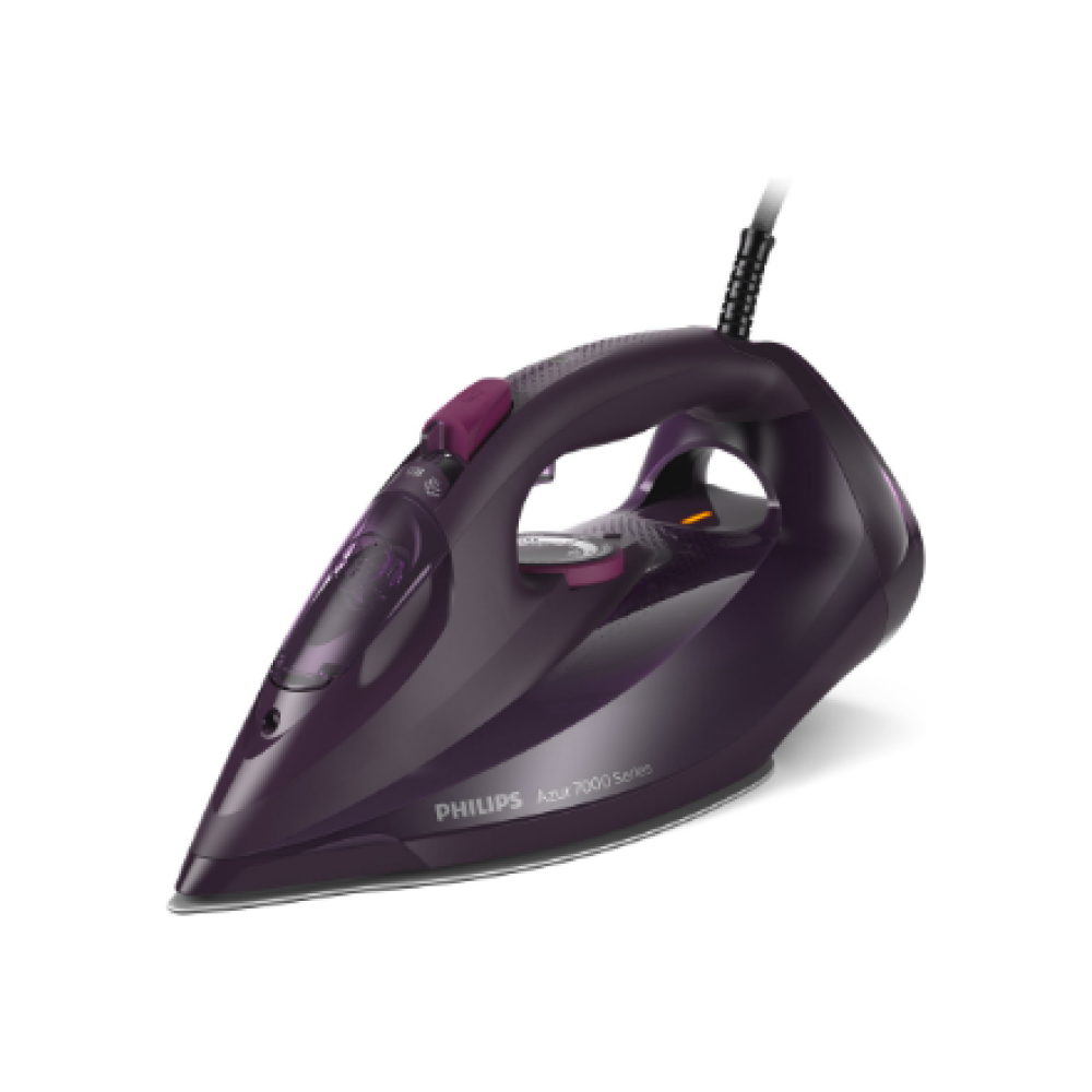 Philips , DST7061/30 , Steam Iron , 3000 W , Water tank capacity 300 ml , Continuous steam 55 g/min , Steam boost performance 250 g/min , Dark Purple