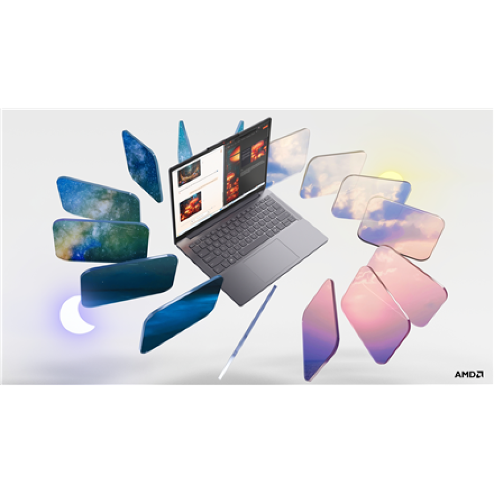 Lenovo IdeaPad Slim 3 14ARP10 , Luna Grey , 14 , IPS , WUXGA , 1920 x 1200 pixels , Anti Glare , AMD Ryzen 5 , 7535HS , 16 GB , Soldered DDR5 , Solid-state drive capacity 512 GB , AMD Radeon 660M Graphics , Windows 11 Home , 802.11ax , Bluetooth version 5