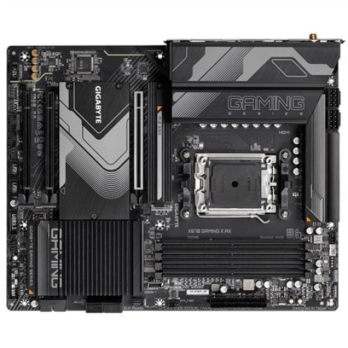 Gigabyte , X670 GAMING X AX 1.0 M/B , Processor family AMD , Processor socket AM5 , DDR5 DIMM , Memory slots 4 , Supported hard disk drive interfaces SATA, M.2 , Number of SATA connectors 4 , Chipset AMD X670 , ATX