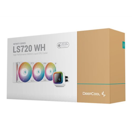 Deepcool , LS720 A-RGB , CPU Liquid Cooler , White , Intel, AMD