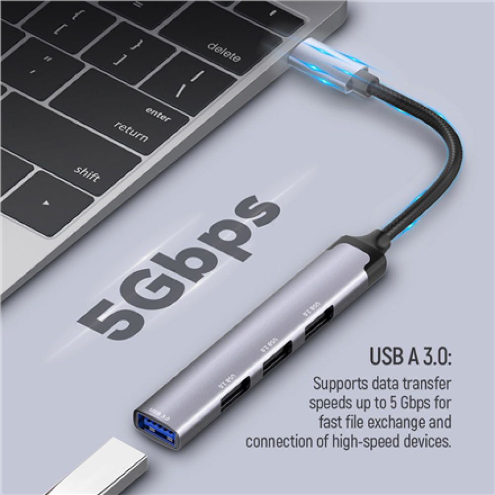 ColorWay 4-in-1 Docking Station , CW-HUB04
