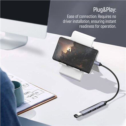 ColorWay 4-in-1 Docking Station , CW-HUB04