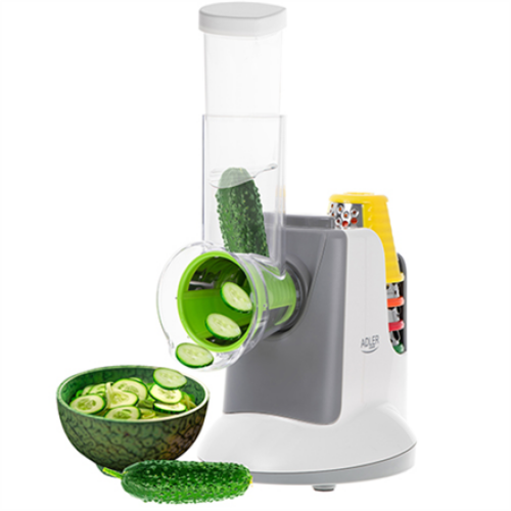 Adler , Vegetable Slicer , AD 4815 , White/Grey , 150 W