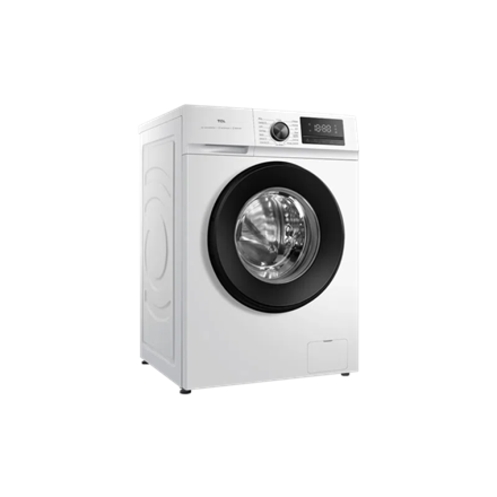 TCL Washing machine , FF1024WA2 , Energy efficiency class A-10% , Front loading , Washing capacity 10 kg , 1400 RPM , Depth 61 cm , Width 59.5 cm , Display , LED , Steam function , White
