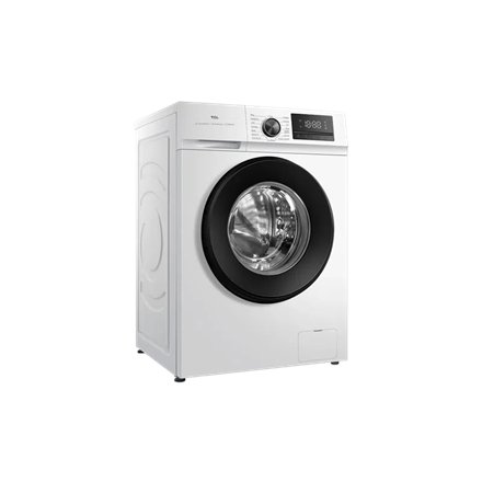 TCL , Washing machine , FF1024WA2 , Energy efficiency class A-10% , Front loading , Washing capacity 10 kg , 1400 RPM , Depth 61 cm , Width 59.5 cm , Display , LED , Steam function , White