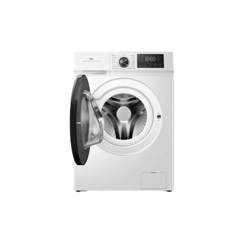 TCL Washing machine , FF1024WA2 , Energy efficiency class A-10% , Front loading , Washing capacity 10 kg , 1400 RPM , Depth 61 cm , Width 59.5 cm , Display , LED , Steam function , White