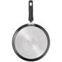 TEFAL , G2553872 Unlimited , Pancake Pan , Pancake , Diameter 25 cm , Suitable for induction hob , Fixed handle , Black
