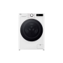 LG , Washing Machine , F2WR508S0W , Energy efficiency class A-10% , Front loading , Washing capacity 8 kg , 1200 RPM , Depth 47.5 cm , Width 60 cm , LED , Steam function , Direct drive , White