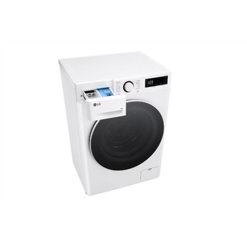 LG , Washing Machine , F2WR508S0W , Energy efficiency class A , Front loading , Washing capacity 8 kg , 1200 RPM , Depth 47.5 cm , Width 60 cm , LED , Steam function , Direct drive , White