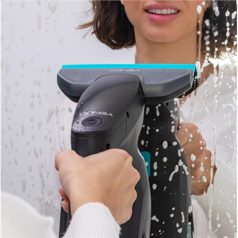 Cecotec Window Vacuum Cleaner , Conga Popstar Glass Titanium , Cordless , Black