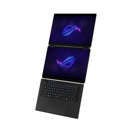 Asus GX651AX-SR005X , Asus GX651AX-SR005X ROG Zephyrus Duo 16 , Stellar Grey , 2x16 , OLED , Touchscreen , 3K , 2880 x 1800 pixels , 120 Hz , Anti-Reflective , Intel Core Ultra 9 , 386H , 64 GB , LPDDR5X , Solid-state drive capacity 2000 GB , NVIDIA GeFor