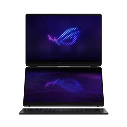 Asus GX651AX-SR005X , Asus GX651AX-SR005X ROG Zephyrus Duo 16 , Stellar Grey , 2x16 , OLED , Touchscreen , 3K , 2880 x 1800 pixels , 120 Hz , Anti-Reflective , Intel Core Ultra 9 , 386H , 64 GB , LPDDR5X , Solid-state drive capacity 2000 GB , NVIDIA GeFor