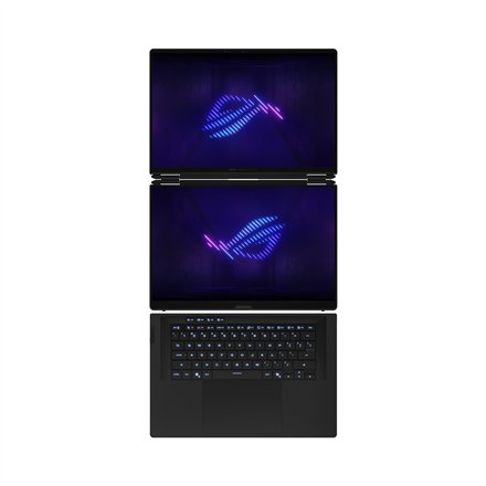 Asus GX651AX-SR005X , Asus GX651AX-SR005X ROG Zephyrus Duo 16 , Stellar Grey , 2x16 , OLED , Touchscreen , 3K , 2880 x 1800 pixels , 120 Hz , Anti-Reflective , Intel Core Ultra 9 , 386H , 64 GB , LPDDR5X , Solid-state drive capacity 2000 GB , NVIDIA GeFor