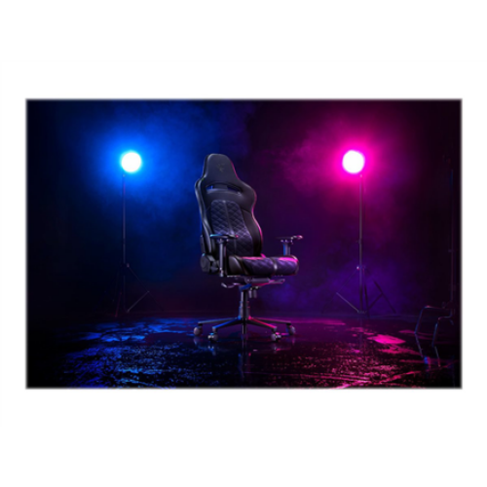 Razer Enki Ergonomic Gaming Chair EPU Synthetic Leather; Steel , Black