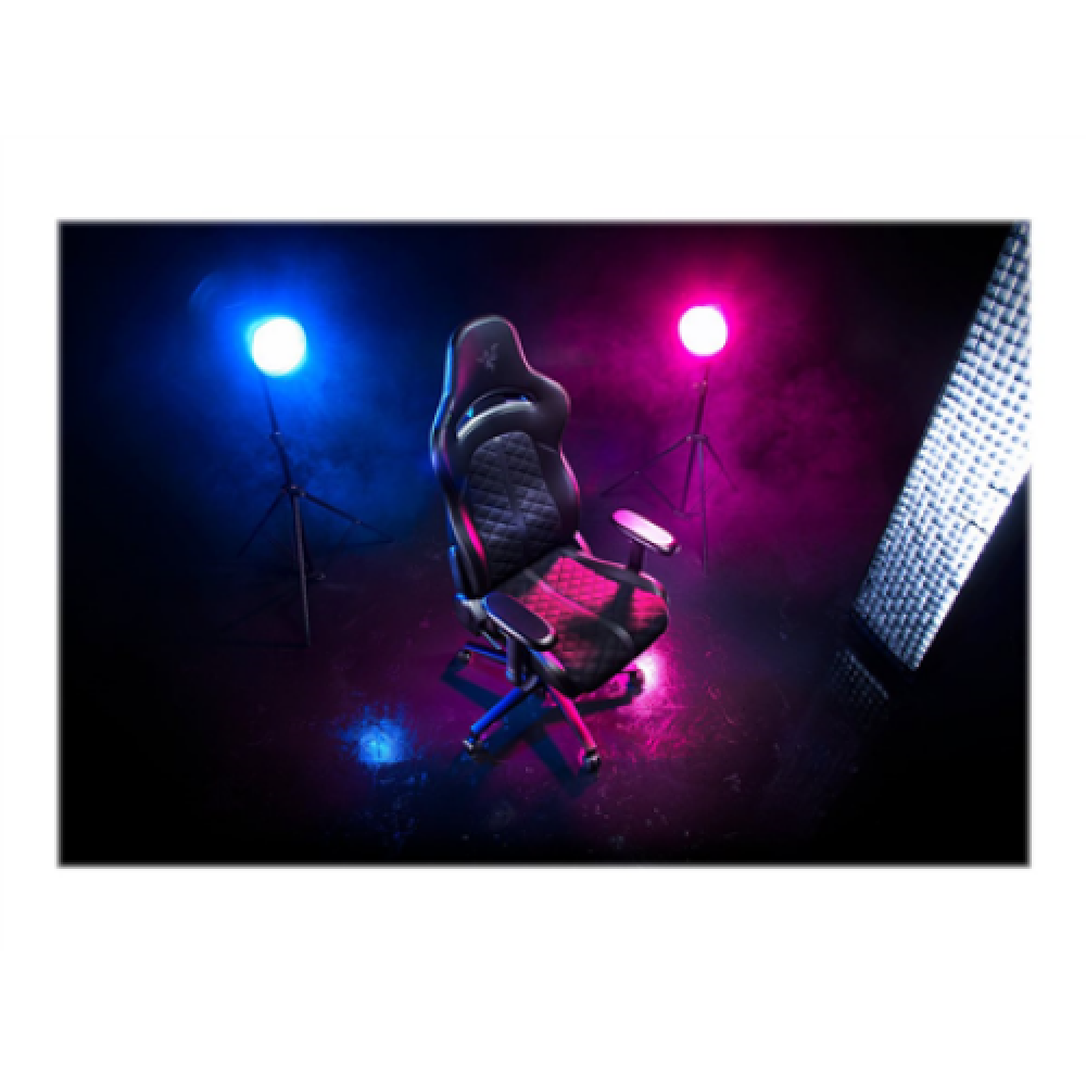 Razer Enki Ergonomic Gaming Chair EPU Synthetic Leather; Steel , Black