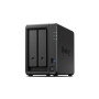Synology DS723+ 2-bay/AMD Ryzen R1600/2-core 2.6 (base)/3.1 (turbo) GHz/2GB DDR4/2 x 3.5xHot swap/2x1GbE/1xUSB3.2/eSATA/RAID 0,1/3Y , Synology , 2-Bay , DS723+ , AMD , Ryzen R1600 , Processor frequency 2.6 GHz , 2 GB