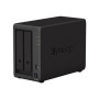 Synology DS723+ 2-bay/AMD Ryzen R1600/2-core 2.6 (base)/3.1 (turbo) GHz/2GB DDR4/2 x 3.5xHot swap/2x1GbE/1xUSB3.2/eSATA/RAID 0,1/3Y , Synology , 2-Bay , DS723+ , AMD , Ryzen R1600 , Processor frequency 2.6 GHz , 2 GB
