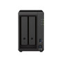 Synology DS723+ 2-bay/AMD Ryzen R1600/2-core 2.6 (base)/3.1 (turbo) GHz/2GB DDR4/2 x 3.5xHot swap/2x1GbE/1xUSB3.2/eSATA/RAID 0,1/3Y , Synology , 2-Bay , DS723+ , AMD , Ryzen R1600 , Processor frequency 2.6 GHz , 2 GB