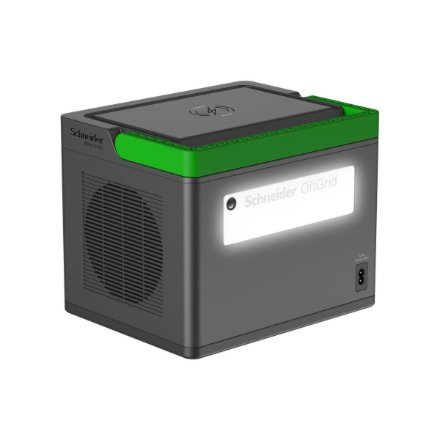 Schneider Electric OffGrid Portable Power Station 730, 738Wh Lithium-ion, LCD, 2 CEE 7/3 Schuko outlets, Sinewave, 3 USB-A, 2 USB-C, Wireless Charger , PPS730-GR