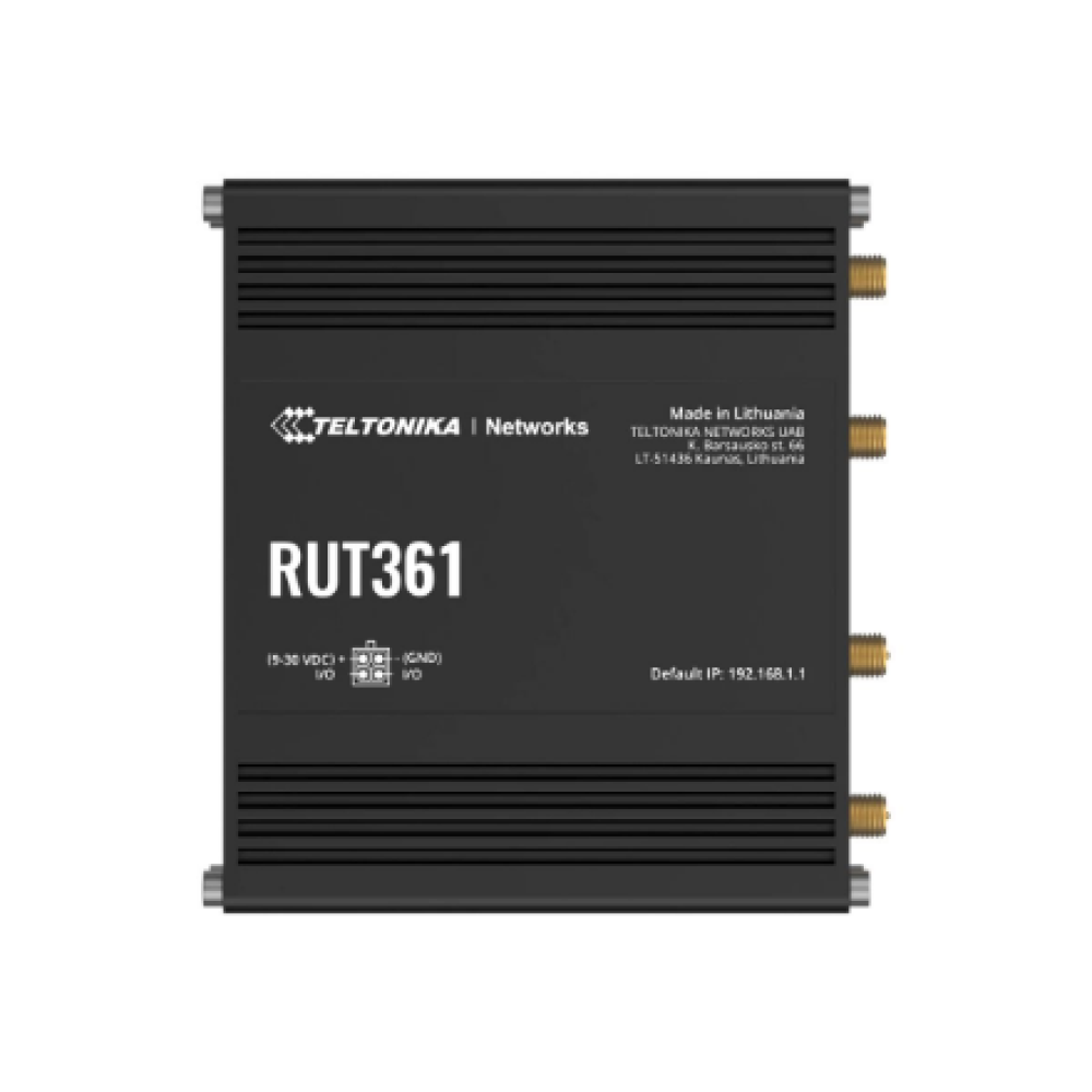 LTE CAT 6 Router , RUT361 , 802.11n , 10/100 Mbit/s , Ethernet LAN (RJ-45) ports 2 , Mesh Support No , MU-MiMO Yes , 4G