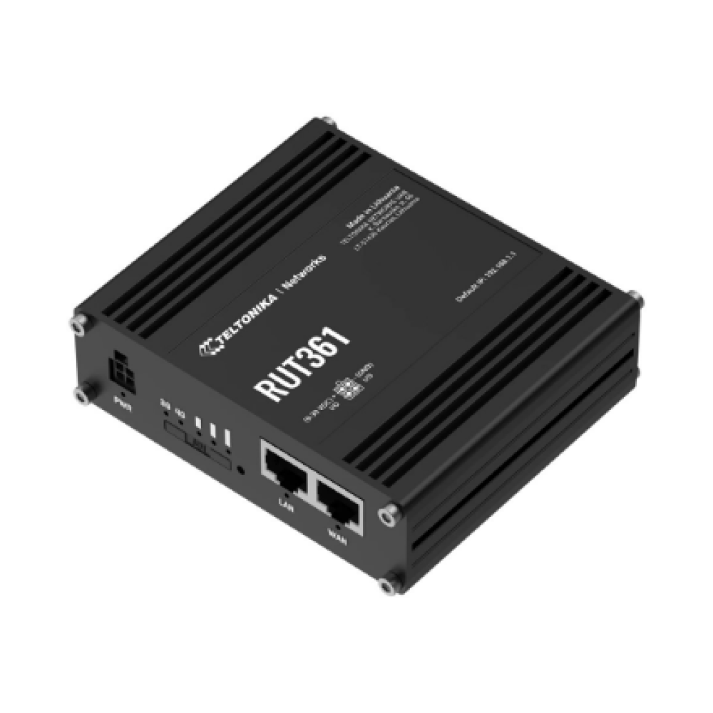 LTE CAT 6 Router , RUT361 , 802.11n , 10/100 Mbit/s , Ethernet LAN (RJ-45) ports 2 , Mesh Support No , MU-MiMO Yes , 4G