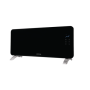 Gorenje , 2000GTPT OPTIHEAT , Convector Heater , 2000 W , Suitable for rooms up to 20 m² , Black/Stainless Steel
