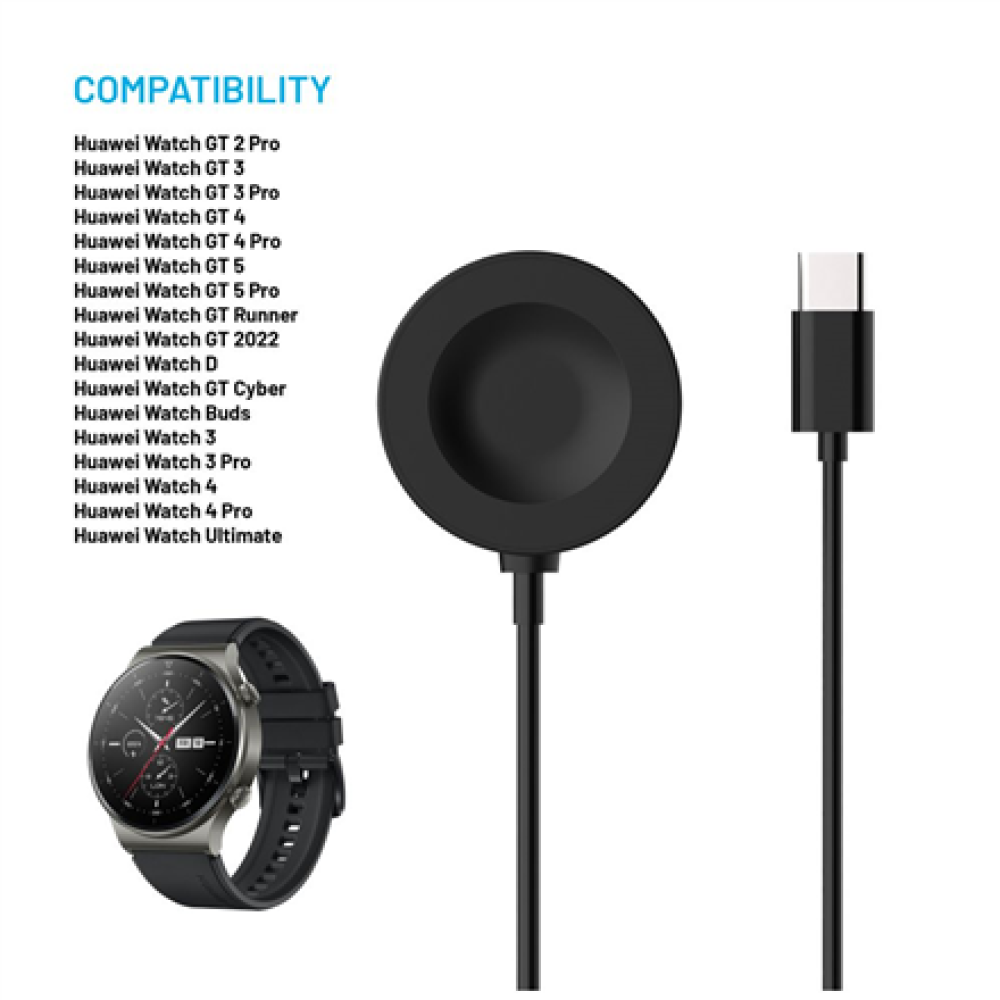 Fixed , USB-C charging cable for Huawei Watch GT 2 Pro/3/3 Pro/4/4 Pro/5/5 Pro