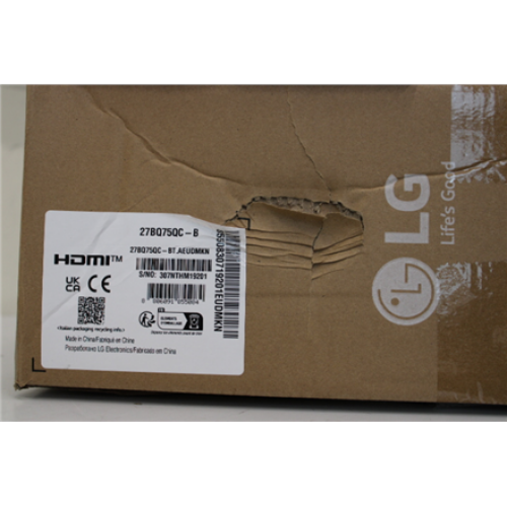 LG , DAMAGED PACKAGING
