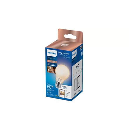 Philips Smart WFB 60W A60 927-65 FR TW 1PF/6 , E27 , 7 W , Warm to cool white light , Bluetooth, Wi-Fi