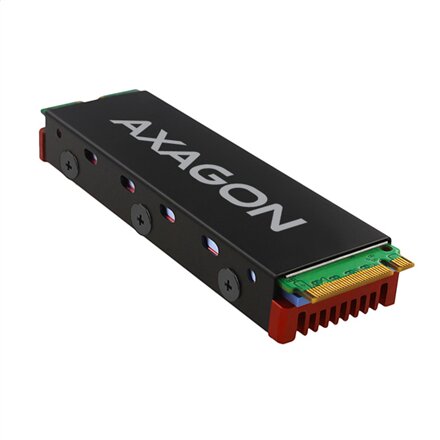 AXAGON , Passive aluminum cooler for all M.2 SSDs, size 2280, high 12 mm , CLR-M2