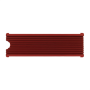 AXAGON , Passive aluminum cooler for all M.2 SSDs, size 2280, high 12 mm , CLR-M2