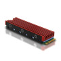 AXAGON , Passive aluminum cooler for all M.2 SSDs, size 2280, high 12 mm , CLR-M2