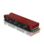 AXAGON , Passive aluminum cooler for all M.2 SSDs, size 2280, high 12 mm , CLR-M2