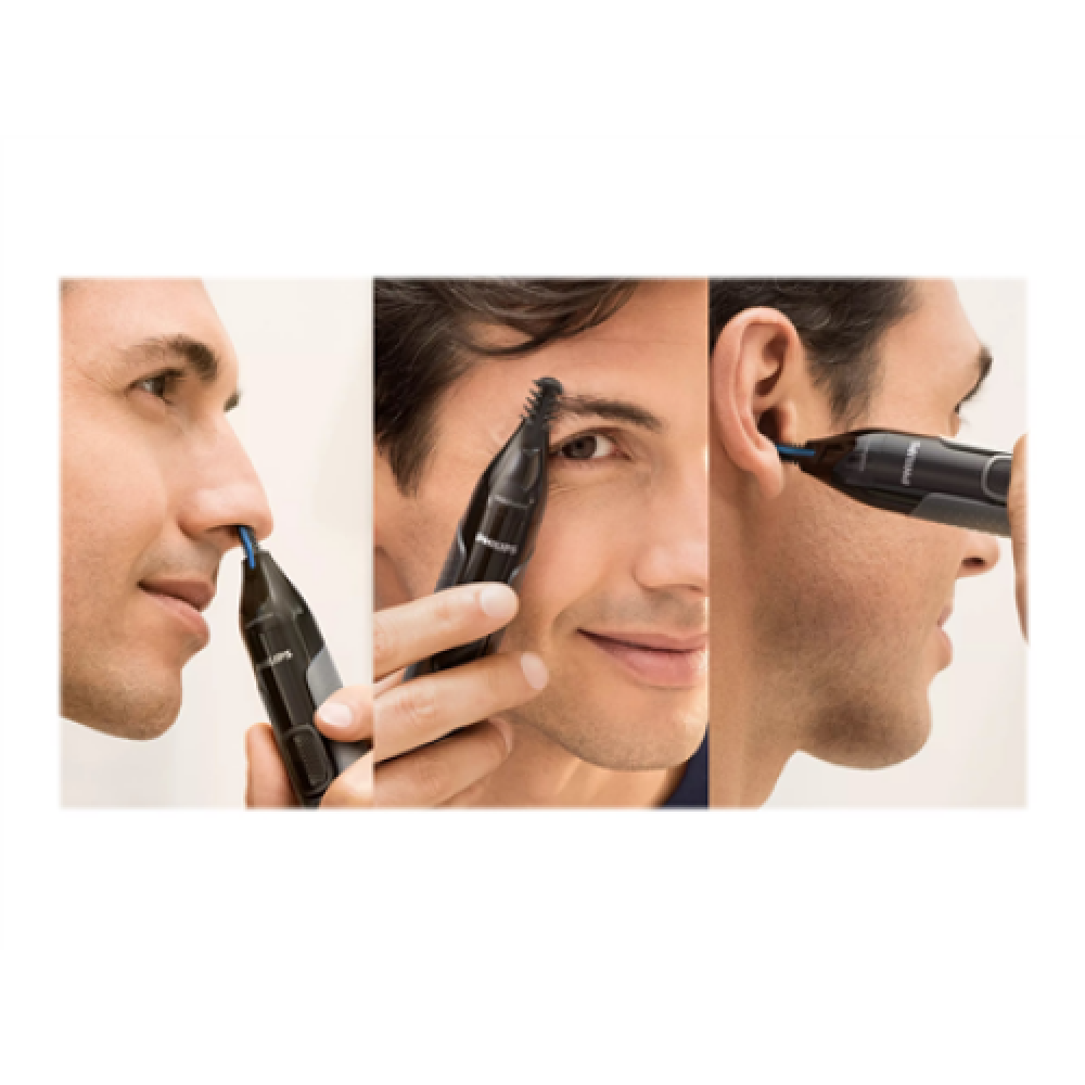 Philips , Nose, Ear and Eyebrow Trimmer , NT3650/16 , Nose, ear and eyebrow trimmer , Grey
